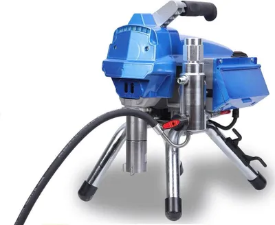 Obrázek produktu pro 3000W bezvzduchový postřikovač barvy Stříkací systém stříkacího stroje Bezvzduchový stroj Regulace tlaku Elektronická nerezová ocel (modrá)