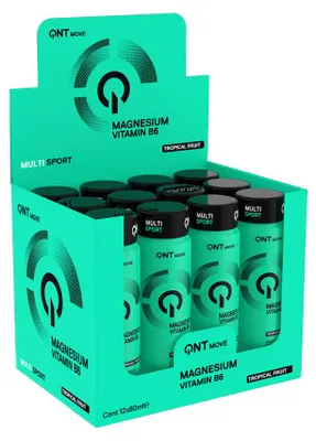 Produktbild von QNT Magnesium Sport Shot (12x80ml) Tropical Fruit - Vitamine,  Mineralien & Gesundheit - Mineralien