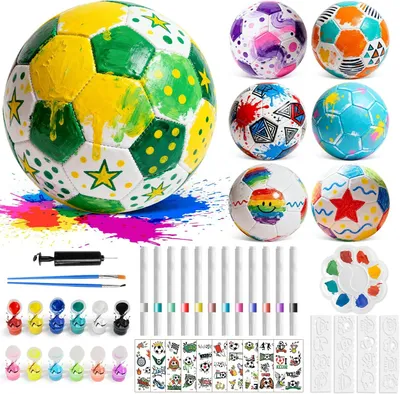 Productafbeelding van Voetbal knutselset DIY voetbal schilderset knutselset kit