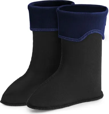 Produktbild von Ladeheid Kinder Mädchen Jungen Wärmende Stiefelsocken für Gummistiefel Innenschuh LA-861 (Marineblau, 22/23 EU)