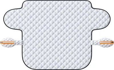 Produktbild von Windschutzscheibenabdeckung, Windschutzscheibenabdeckung Auto Windschutzscheibenabdeckung mit Seitenspiegelabdeckung Winter Magnetische Frostabdeckung für Auto/SUV (153 x 127 cm)