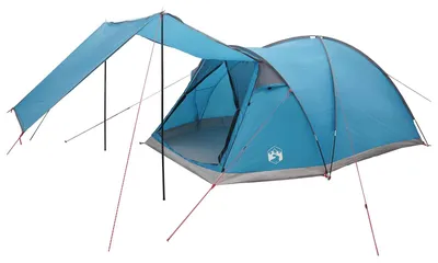 Immagine prodotto di Tenda a capanna con tetto vidaXL, blu, 6 persone, in poliestere e acciaio