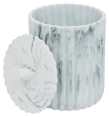 Image de Petit poubelle MARBY avec un aspect marbré, 5 litres