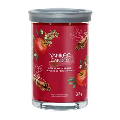 Produktbild von Yankee Candle Red Apple Wreath, Zylinder, Rot, Fruchtig, 150 h, 1 Stück(e)