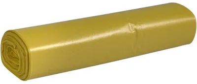 Produktbild von Abfallsäcke 70 L, 575x1000 mm, 32 my LDPE, Gelb | Rolle (25 Beutel)