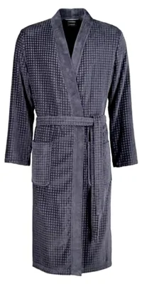 Produktbild von Herren Bademantel Kimono 3714 in Anthrazit - Größe 774