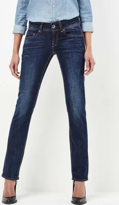 Immagine prodotto di G-Star Midge Saddle: jeans a vita media e taglio dritto, blu, taglia 24 / 28, donna, blu, taglia 24