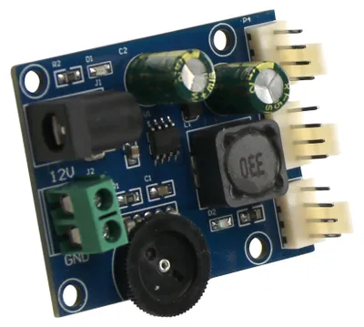 Immagine prodotto di Modulo di controllo ventola DAYPOWER PCBUCK-FANX3, 12 V, a 3 vie