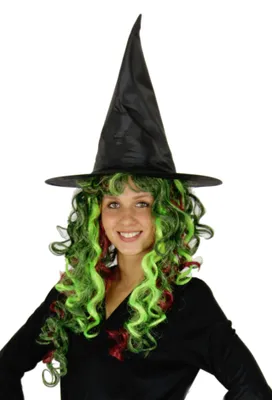 Produktbild von Schwarzer Hexenhut für Damen, Universalgröße, Kostümzubehör für Party & Fasching