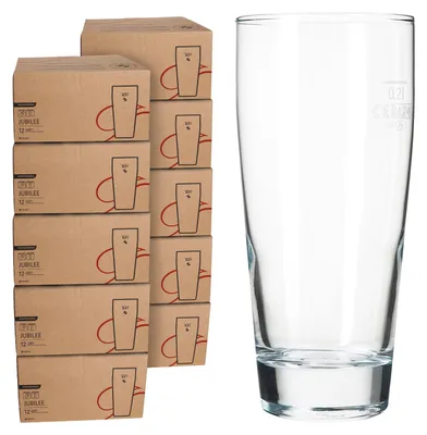Zdjęcie produktu dla 120x Kubek Willi 0,2 l, kalibrowany, szklanka do piwa, szklanka do napojów, koktajli