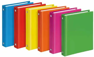 Produktbild von Veloflex Taschenringb. A6 VELOCOLOR sort. 4-Ring 13 mm