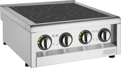 Produktbild von Buffalo 600 Serie 4 Zonen Induktionskochfeld 2 X 3Kw