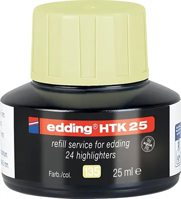 Image de edding 4-HTK25135 edding Nachfülltinte e-HTK25 gelb