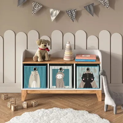 Immagine prodotto di Panca per bambini Vitalispa Malia Bianco/Artisan 107.2 x 63.8 cm, Model 58346