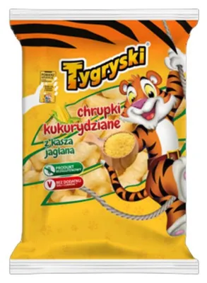 Obrázek produktu pro Chrupki z kaszy jaglanej dla dzieci Tygryski 50 g