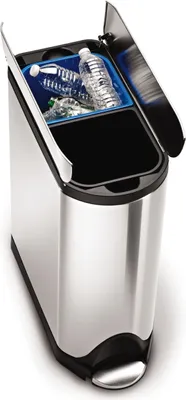Produktbild von simplehuman 40 Liter schmetterling Recycler, gebürsteter Edelstahl - 11,7x11,7x31,5 cm; CW2017