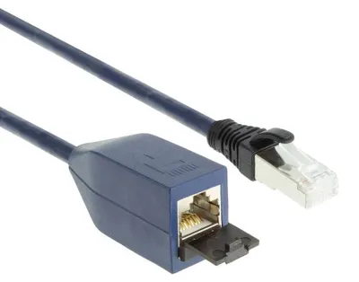 Immagine prodotto di ACT Blu 2 metri di cavo di prolunga LSZH SFTP CAT6A MPTL senza strappi con connettori RJ45 (FB1502)