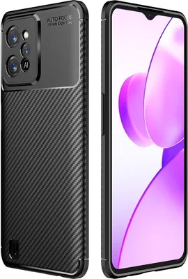 Produktbild von Mobigear Racing  Realme C31 Hülle Flexibles TPU Backcover - Schwarz