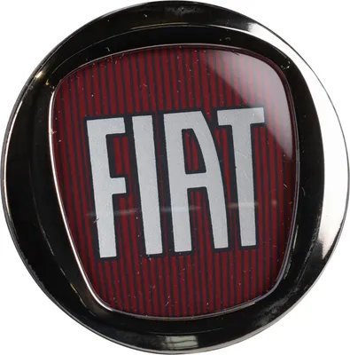 Produktbild von Original Fiat Nabendeckel Felgendeckel Silber Rot Panda 2003-2008 735469011