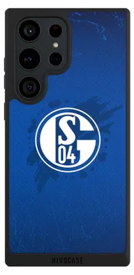 Produktbild von NIVOCASE Handyhülle für Samsung Galaxy S23 Ultra  Hülle NIVOpure Case Schwarz FC Schalke 04 Offizielles Lizenzprodukt Schalke 04