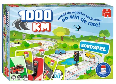 Produktbild von Jumbo 1000KM bordspel, Brettspiel, Familie, 5 Jahr(e), Klassische Ausgabe, Familienspiel