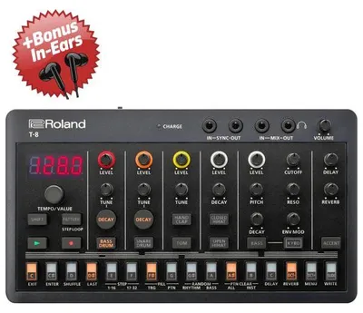 Obrázek produktu pro Roland Aira T-8 – bicí automat + bonusová sluchátka do uší