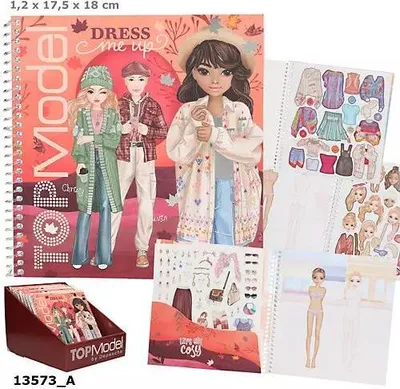 Zdjęcie produktu dla TOPModel Dress Me Up Stickerbuch COSY