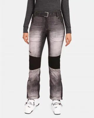 Zdjęcie produktu dla Damskie softshellowe spodnie narciarskie Kilpi JEANSO-W, CZARNE, rozmiar 42