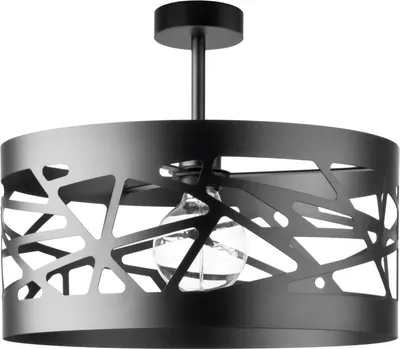 Immagine prodotto di Lampada da soffitto Modulo Frez nera 1xE27x15W in metallo, dimensioni: 34x39x39 cm, IP20, Sigma Lighting