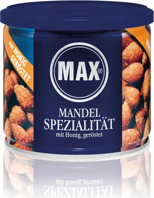 Produktbild von Max Mandelspezialität mit Honig, geröstet (150g Dose)