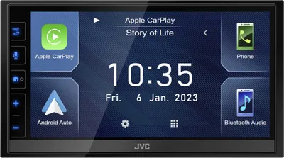 Obrázek produktu pro Autorádio JVC KW-M785DBW BLUETOOTH, 4 x 50 W, USB