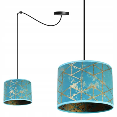 Produktbild von Deckenlampe, Spinnenlampenschirm, goldenes Muster