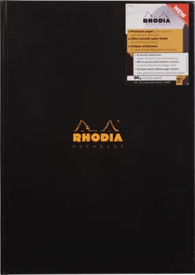 Produktbild von Rhodia 3x Business Book Hardcover A4 (nur in Englisch) - Schwarz 119230C