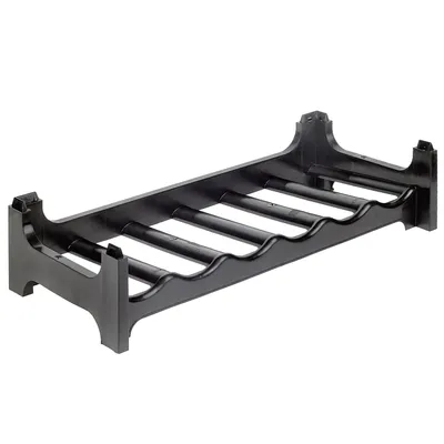 Produktbild von keeeper Flaschen-Stapelregal aus Kunststoff für 6 Flaschen 60 x 28 x 14 cm, schwarz (1 Stück)