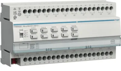 Image de HAGER TYMS620D Schalt-/Jalousieaktor 20/10f. KNX Secure (TYMS620D)