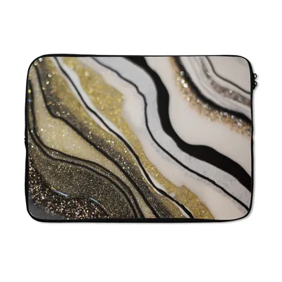 Produktbild von MuchoWow® Laptop Hülle 13 Zoll Edelstein - Abstrakt - Marmor - Natur Laptoptasche - Laptophülle - Sleeve - Rundumschutz