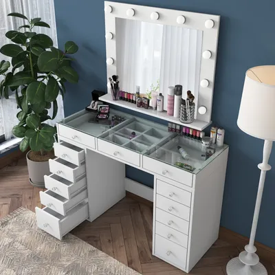 Produktbild von Skye Decor, BJ118 - 2789, Schminktische, Weiß, 120 x 79,8 x 44,5 cm