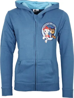 Produktbild von Paw Patrol Kinder Jungen Kapuzen Pullover Hoodie Jacke Chase – Blau / 122/128