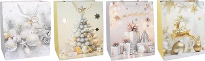 Immagine prodotto di Sacchetto regalo M 26x32x10 cm NATALE