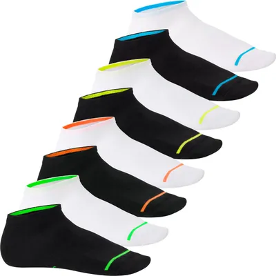 Produktbild von Footstar Herren & Damen Sneaker Socken (8 Paar), Kurze Sportsocken im Neon Look - Neon Glow - Mix 35-38