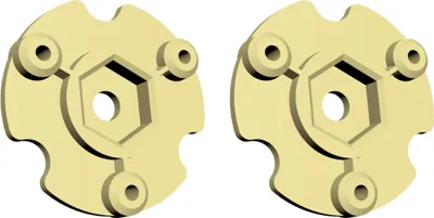 Produktbild von Amewi Radnabe 2 Stück für 8x8 Truck sand