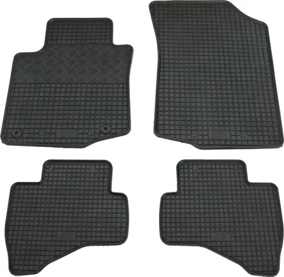 Produktbild von Rigum Gummi Fußmatten Set für Toyota Aygo + Peugeot 107 + Citroen C1, Bj. 2005-