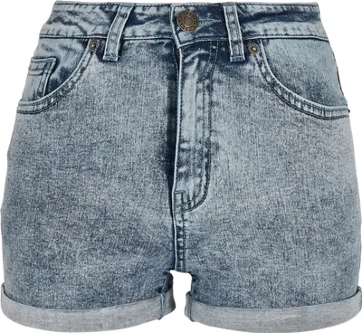 Produktbild von Urban Classics Ladies - Denim 5- Pocket Shorts acid - W27