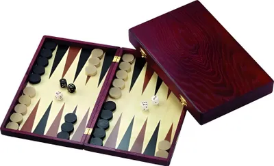 Produktbild von Backgammon Koffer 28cm Pappel/Ahorn Furnier