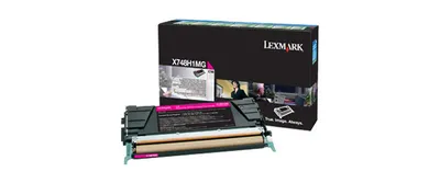 Image de Toner LEXMARK X748H1MG X748 MAGENTA