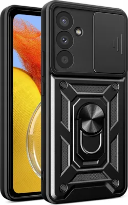 Produktbild von Hybrid Armor Camshield für Samsung M14 mit Kameraabdeckung - Schwarz