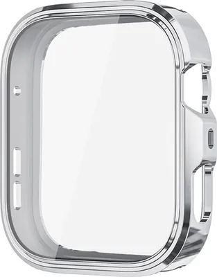Produktbild von Für Huawei Watch Fit 4 Pro Electroplated Full Cover TPU Smart Watch Schutz Hülle Silber