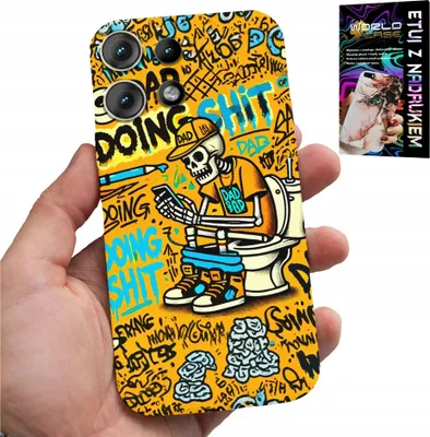 Obrázek produktu pro Etui Do Motorola Edge 50 Pro - Doing Shit Kościotrup Na Kiblu Case
