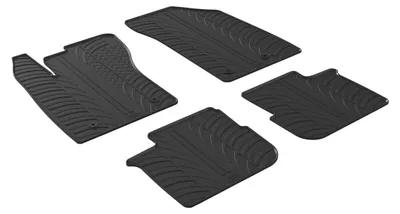 Produktbild von LAMPA Fußmatten Set Gummi für FIAT TIPO Kombi (356) Vorne+Hinten