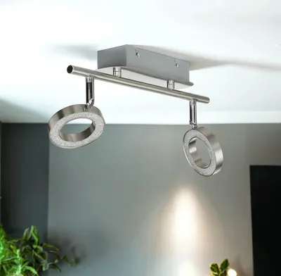 Produktbild von LED Deckenspot 2-flammig 3000 K 430 lm Wohnzimmer Deckenstrahler Lampe